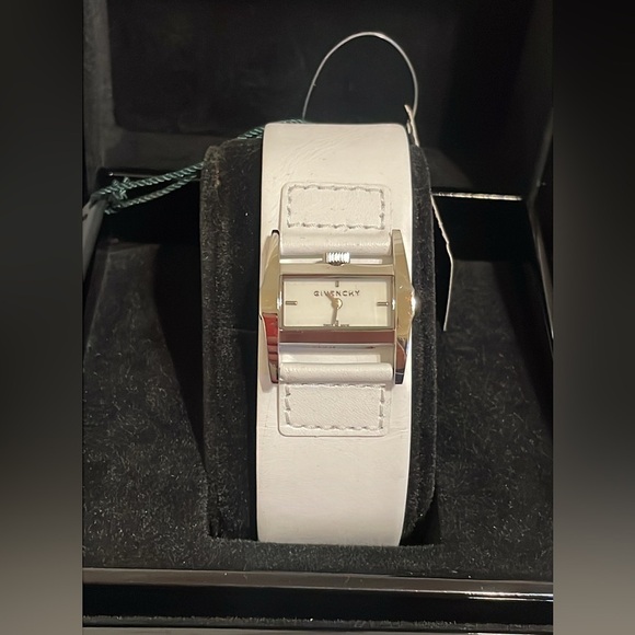 Givenchy White Leather Watch main image 14